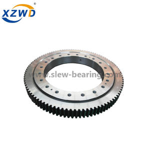 Small Diameter Slewing Ring Bearing with External Gear حلقة صغيرة قطرها قطرها مع ترس خارجية