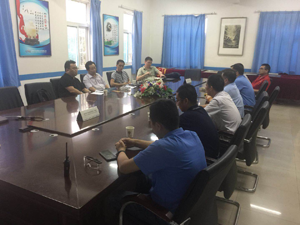 the meeting of slewing ring bearing اجتماع الدوران الدائري واضعة