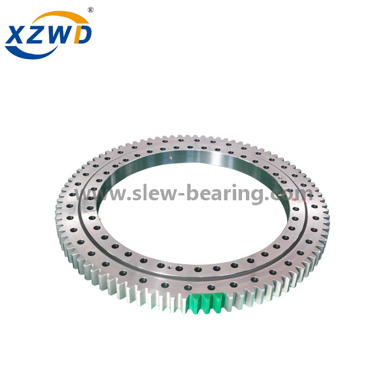 Xuzhou Wanda Slewing Bearing على نطاق واسع منطقة تطبيق صف واحد عبر حلقة المنحنى المتقاطع مع العتاد الخارجي 