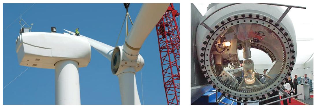 تطبيق الحامل المنحدر في الطاقة المتعرجة