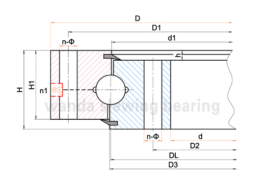 صف واحد أربعة نقطة الاتصال اضعا الكرة الدوران (01) دون العتاد تادانو شاحنة رافعة كوبوتا ntn تحمل ميزة الهيكلية
