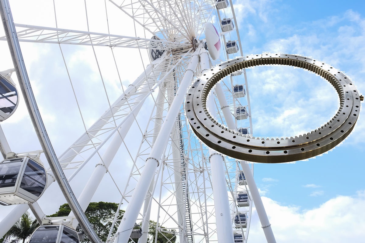 كرة واحدة من الصف واحد الكرة الداخلية العتاد الداخلية كبيرة الحجم محمل حلقة الجليد لعجلة فيريس (2)